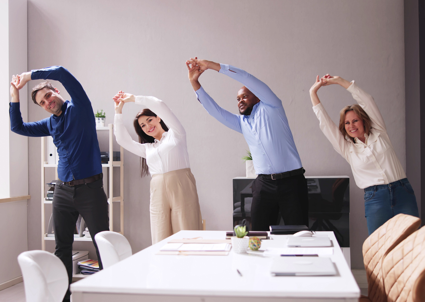 Yoga für motivierte Mitarbeiter 